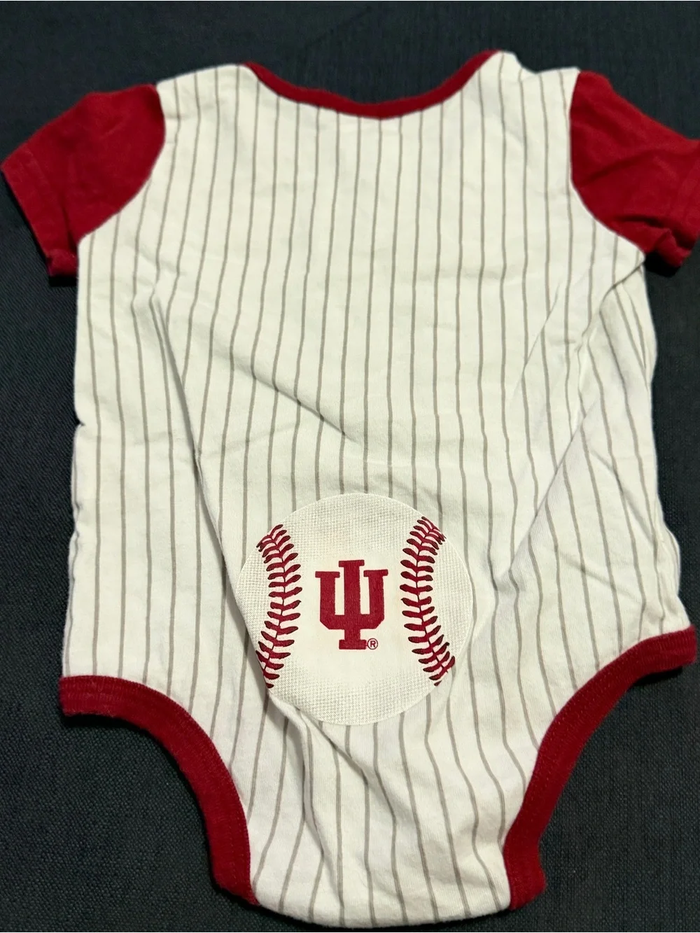 Colosseum Indiana University IU Hoosiers Infant Baseball Bodysuit Size 3-6 Month